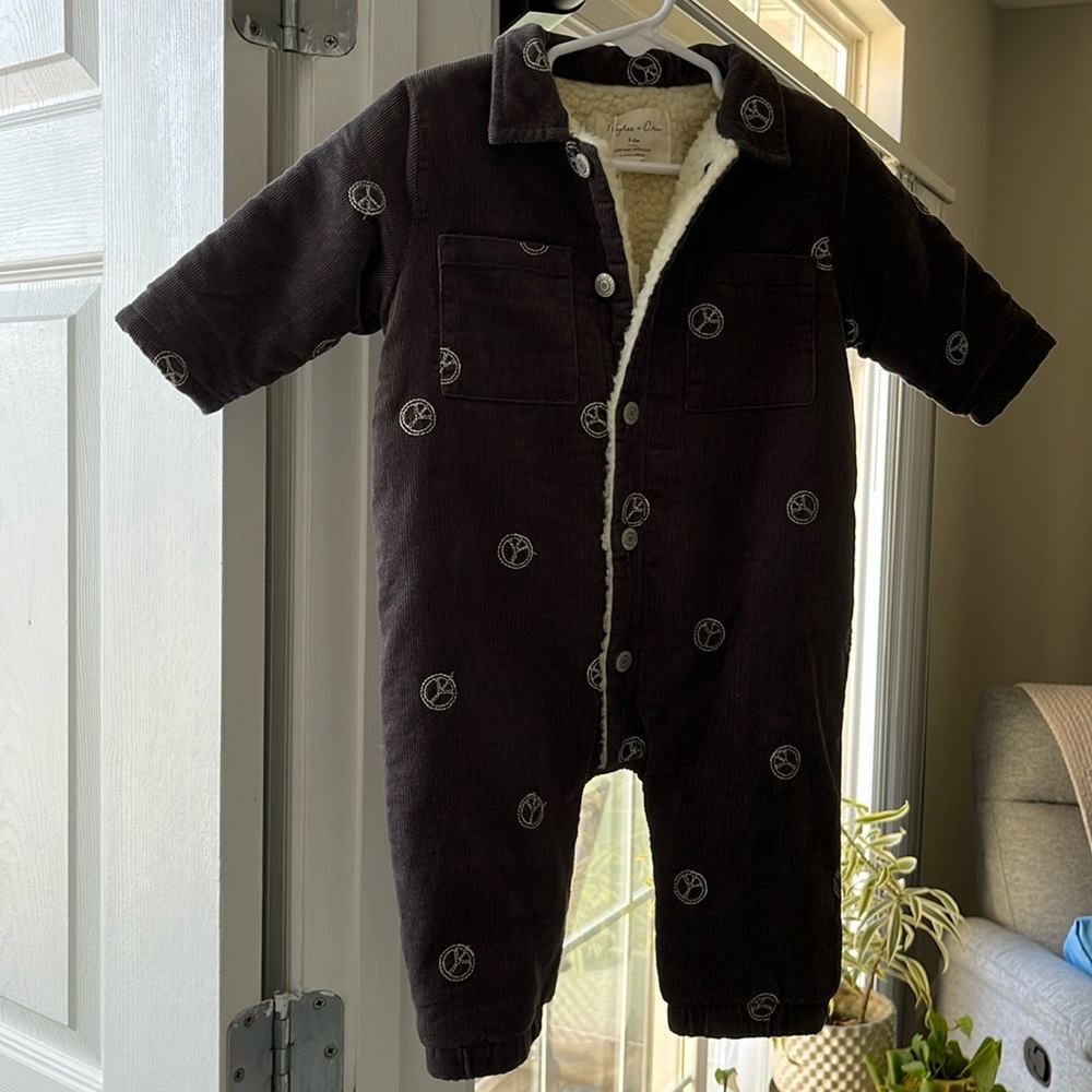 Rylee + Cru Cord/Sherpa Jumpsuit